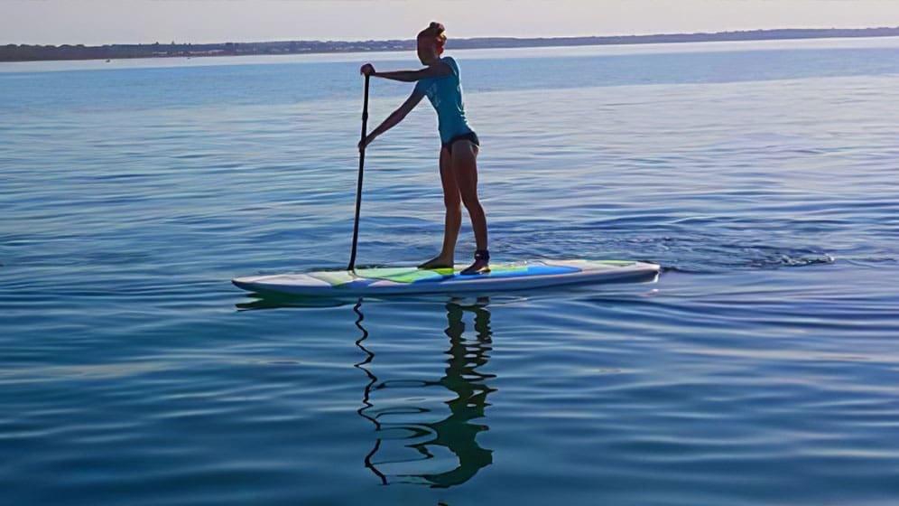 Jervis Bay Kayaks: person on stand up paddle kayak hire